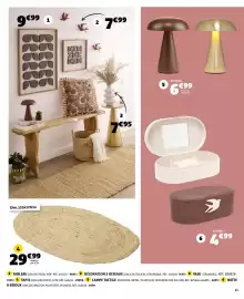 Catalogue GiFi page 11: Tableau €9,99, Décoration 3 oiseaux €7,99