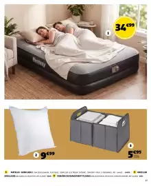 Catalogue GiFi page 17: Matelas gonflable €34,99, Oreiller moelleux €9,99