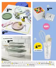 Catalogue GiFi page 5: Assiette à dessert €3,99, Mug €3,99