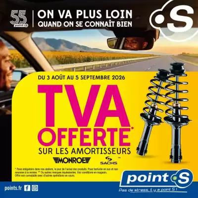 Point S (valable jusqu'au 5-09)