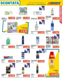 Volantino Mercatò Pagina 17: DEODORANTE SPRAY NEUTRO ROBERTS €2,89, Rasoio usa e getta Gillette Blue II €1,99