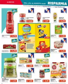 Volantino Mercatò Extra Pagina 12: Verdure sott'olio zero olio Ponti €2,19, CARNE SIMMENTHAL €4,99