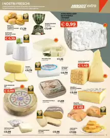 Volantino Mercatò Extra Pagina 3: DIMARELLA DA TAVOLA MORBIDA €0,99, TUMA D'MARTINIANA VAL FORM €0,95
