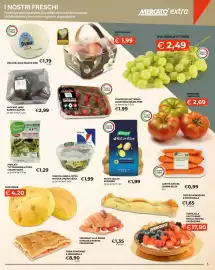 Volantino Mercatò Extra Pagina 5: AVOCADO HASS SAPER DI SAPORI €2,99, PATATE GIALLE RUGGIERO €1,99