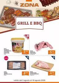 Volantino Zona | Grill e BBQ Pagina 1: ROSTICCIANA SUINO NAZIONALE €4,99, SCAMPI INTERI EU €8,99