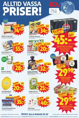 Ica Hajen Lagpris reklamblad