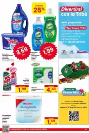 Volantino Despar Pagina 15: Gel wc assortito Wc Net €1,99, Panni catturapolvere Dry Swiffer €4,49