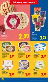 Volantino Lidl settimana 32 Pagina 6: Gelatelli Vaschetta gelato €3,99, BON GELATI Gelato all'amarena €2,89