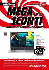Volantino MediaWorld settimana 32 Pagina 21: Notebook Aspire Go 15 AG15-42P €629,10