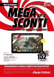 Volantino MediaWorld settimana 32 Pagina 25: PEAQ Tablet PET 11080-2K628E €152,15