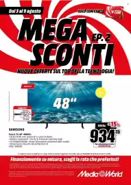 Volantino MediaWorld settimana 32 Pagina 29: SAMSUNG Smart TV 48" 48S85H €934,15