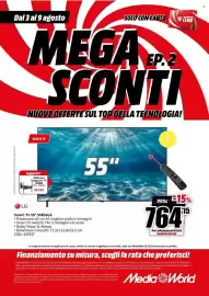 Volantino MediaWorld settimana 32 Pagina 30: Smart TV 55" 55B56LA €764,15