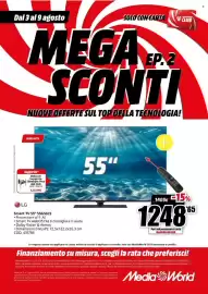 Volantino MediaWorld settimana 32 Pagina 31: Smart TV 55" 55G56LS €1.248,65