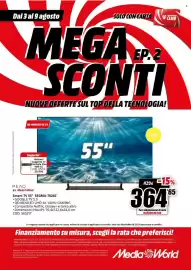 Volantino MediaWorld settimana 32 Pagina 35: PEAQ Smart TV 55" €364,65
