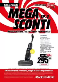 Volantino MediaWorld settimana 32 Pagina 51: Lavapavimenti Floor One S7 Stretch €295,20
