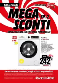 Volantino MediaWorld settimana 32 Pagina 66: Lavatrice KWM 6134 D €242,10