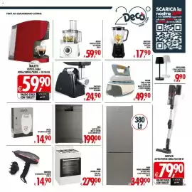 Volantino Deco Iperstore Pagina 40: AKAI LAVASTOVIGLIE €199,00, SINOTECH PASSAPOMODORO - TRITACARNE €24,90