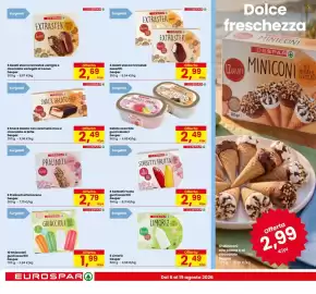 Volantino Eurospar Pagina 11: Limoriz Despar €2,49, Sorbetti Frutta Despar €2,99