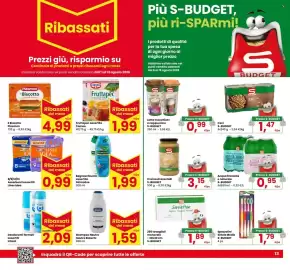 Volantino Eurospar Pagina 13: Acqua frizzante o naturale S-BUDGET €0,95, Bagnoschiuma assortito Palmolive €1,99