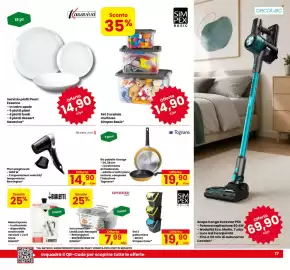 Volantino Eurospar Pagina 17: Bis padelle Orange Tognana €19,90, Set 3 scatole multiuso Simpex Basic* €14,90