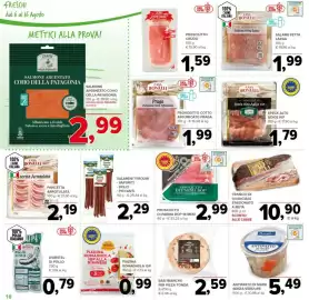 Volantino Todis Pagina 10: Casa Bonelli Pancetta Arrotolata €2,19, Acquaforina PIZZA €2,59