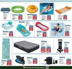 Volantino Happy Casa Pagina 13: Bestway materassino fashion €6,99, Bestway MATERASSINO CONFIABILE €7,99