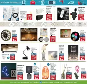 Volantino Happy Casa Pagina 30: DICTROLUX LAMPADA LED NEON STYLE €5,99, LAMPADA DA TAVOLO IN CERAMICA €6,99