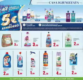 Volantino Happy Casa Pagina 34: Chanteclair liquido lavatrice colorati €3,59, Chanteclair Ammorbidente €2,59