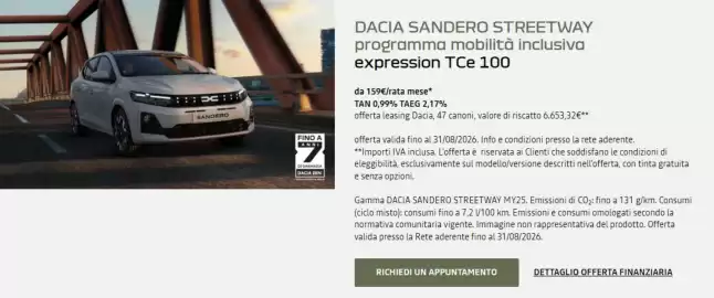 Volantino Dacia Pagina 1