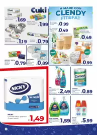 Volantino Pilato Pagina 2: SEA PARTY Piatti riutilizzabili €0,89, ACE Candeggina più detergente spray €2,49