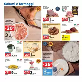 Volantino Carrefour Iper Pagina 14: Mozzarella di Bufala Campana DOP €3,96, Salsiccia di Fonni Fattorie del Gennargentu €1,49
