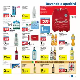 Volantino Carrefour Iper Pagina 25: Estathe Limone o Pesca €1,49, Acqua Levissima naturale €2,29