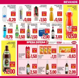 Volantino Famila Market Pagina 13: Tennent's Super Birra Strong Lager Doppio Malto €1,50, SANTHÈ SANT'ANNA €0,59