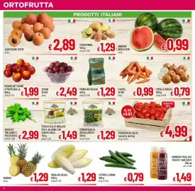 Volantino Famila Market Pagina 4: ANANAS €1,29, INSALATA BELGA €1,29