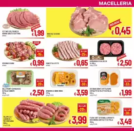 Volantino Famila Market Pagina 5: AMADORI LE BIRBE RINGS €3,59, PANCETTA A FETTE €0,65