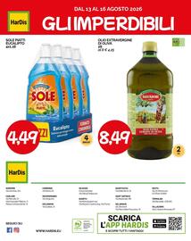 Volantino Hardis Pagina 16: Sole Piatti Eucalipto €4,49, OLIO EXTRA VERGINE DI OLIVA SALVADORI €8,49
