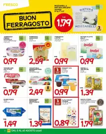 Volantino Hardis Pagina 6: Fettine di latte inalpi €0,99, Formaggio Asiago DOP €2,59