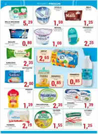 Volantino Supermercati Spesa Mia Pagina 4: PHILADELPHIA VASCHETTA S/LATTOSIO €2,35, Exquisa Formaggio Fresco Spalmabile €1,39