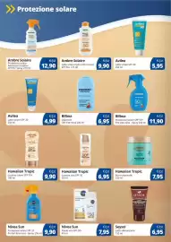 Volantino Acqua & Sapone Pagina 10: Avilea Latte solare SPF 20 €4,99, Hawaiian Tropic Lozione solare SPF 50+ €9,90