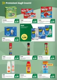 Volantino Acqua & Sapone Pagina 6: Raid Liquido antizanzare €3,50, Raid Max scarafaggi e formiche €3,99