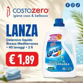 Volantino Costo Zero Pagina 9: Lanza Detersivo liquido Brezza Mediterranea €1,89