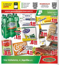Volantino Gesad Supermercati Pagina 16: Claudia Efferv. Naturale €1,49, RECLA SPECK A.ADIGE IGP GRAN FETTA €1,69