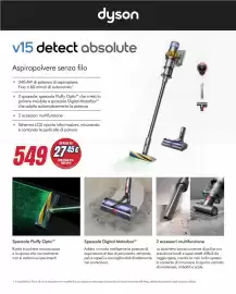 Volantino Trony Pagina 15: Dyson v15 detect absolute Aspirapolvere senza filo €549,00