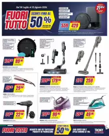 Volantino Trony Pagina 7: BRAUN FERRO A CALDAIA IS1514VI €99,90, ECOVACS ROBOT DEEBOT T80 OMNI €429,00
