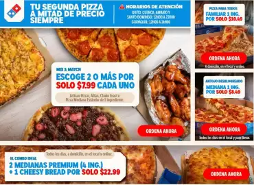 Catálogo Domino's Pizza Página 1