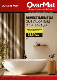 Folheto OvarMat Página 1: Revestimento buró roble grespania €34,90