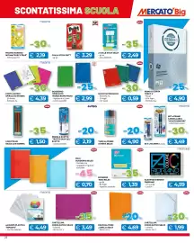 Volantino Mercatò Big Pagina 23: BLOCK NOTES SELEX €0,59, Cartellina con elastico Selex €1,99