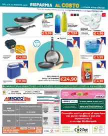 Volantino Mercatò Big Pagina 24: CENTRIFUGA RUCOLA €5,99, SET 2 PADELLE CM 24 + 28 TOGNANA €24,90