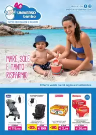 Volantino Universo Bimbo Pagina 1: Foppapedretti Seggiolino Auto I-Turn I-Size €199,00, Plasmon Vitello €2,99
