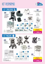 Volantino Universo Bimbo Pagina 10: Kit Canguroino €1.399,00, Kit Pinguino €1.099,00